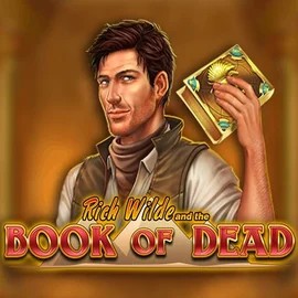 Book of Dead slot logo by Play'n GO at Avantgarde Casino